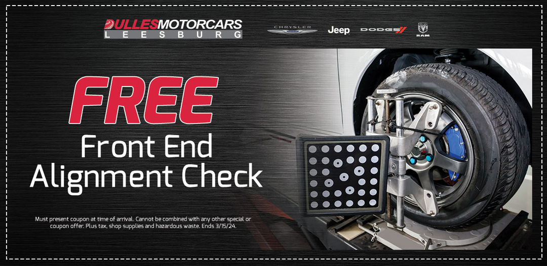 Free Front End Alignment Check